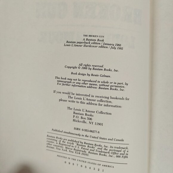 Louis LAmour Leatherette Hardcover Book Collection Set Of 5 Bantam Books Vintage - Picture 5 of 6